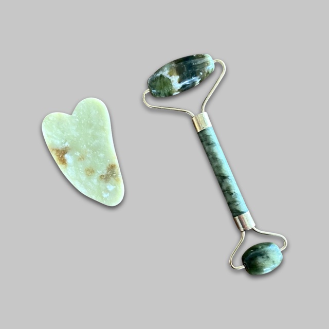 Jade Roller and Gua Sha Set