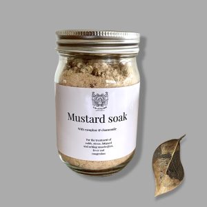 Mustard Bath soak with Camphor & Chamomile